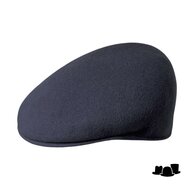 kangol flatcap 504 wool dark blue