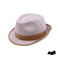 jos van dijck trilby visgraat linnen vegan suede naturel