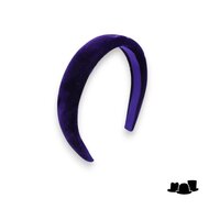 jos van dijck gewatteerde diadeem fluweel dark purple