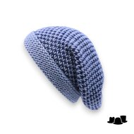 panizza knitted hangmuts wolmix blauw