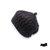 panizza knitted baret relief black