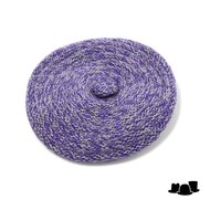 panizza knitted baret gemeleerd lavendel en salie