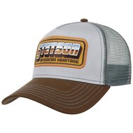 stetson trucker cap chrome american heritage brown turqoise