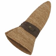 stetson traveller raffia crochet rollable toasted