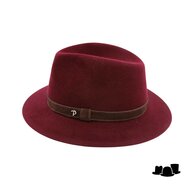 panizza fedora potenza haarvilt bordeaux