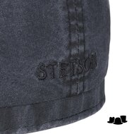 stetson hatteras newsboy cap delave organic cotton navy