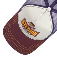 stetson trucker cap hot dog boy purple 