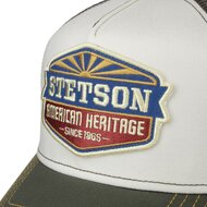 stetson trucker cap american heritage sun olive green