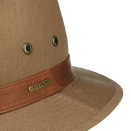 stetson traveller outdoorhoed katoen zand bruin