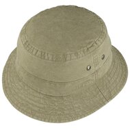 stetson bucket hat delave organic cotton khaki