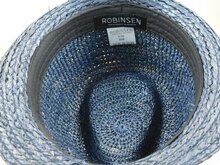 Robinsen Rombley Crocheted Raffia Denim