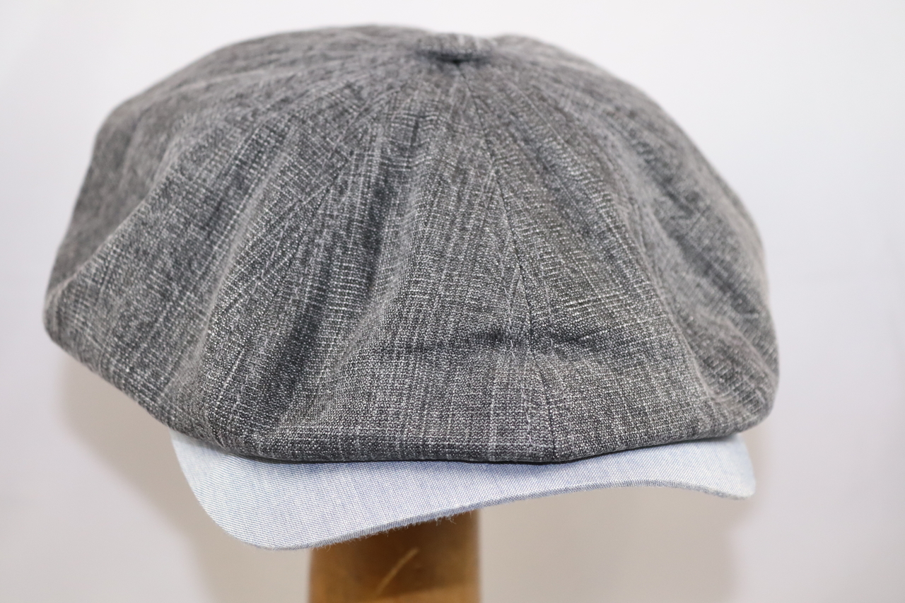 Wigéns Newsboy Classic Cap Grey Denim