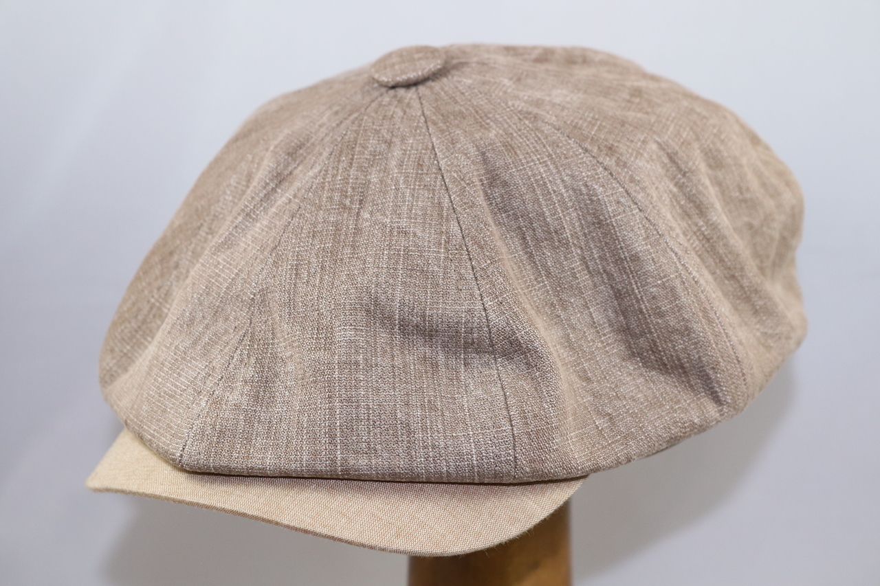 Wigéns Newsboy Classic Cap Taupe Denim