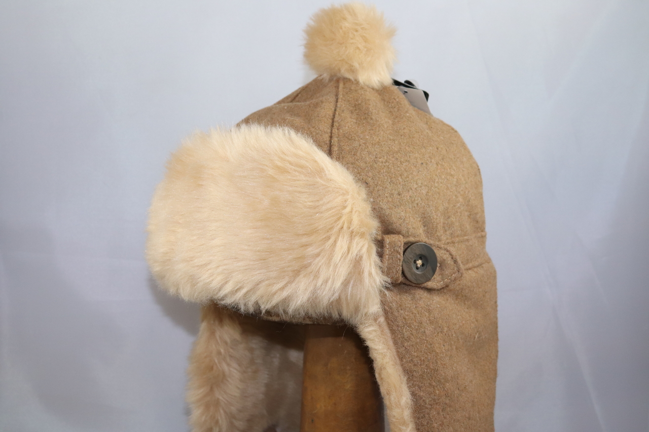 Laimbock Piloten cap faux fur Camel