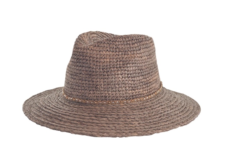 house of ord fedora malibu crochet raffia mushroom bruin