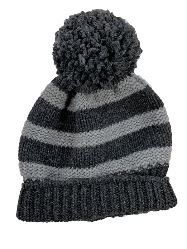 bedacht wool cashmere beanie pompom anthracite