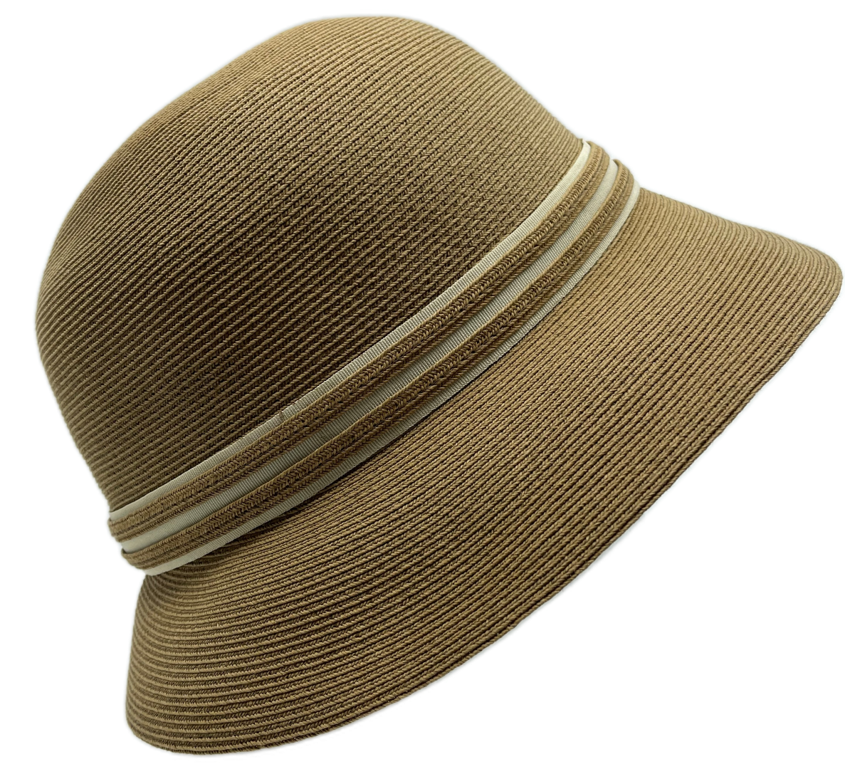 bronte cloche zomerhoed diana cellulose camel