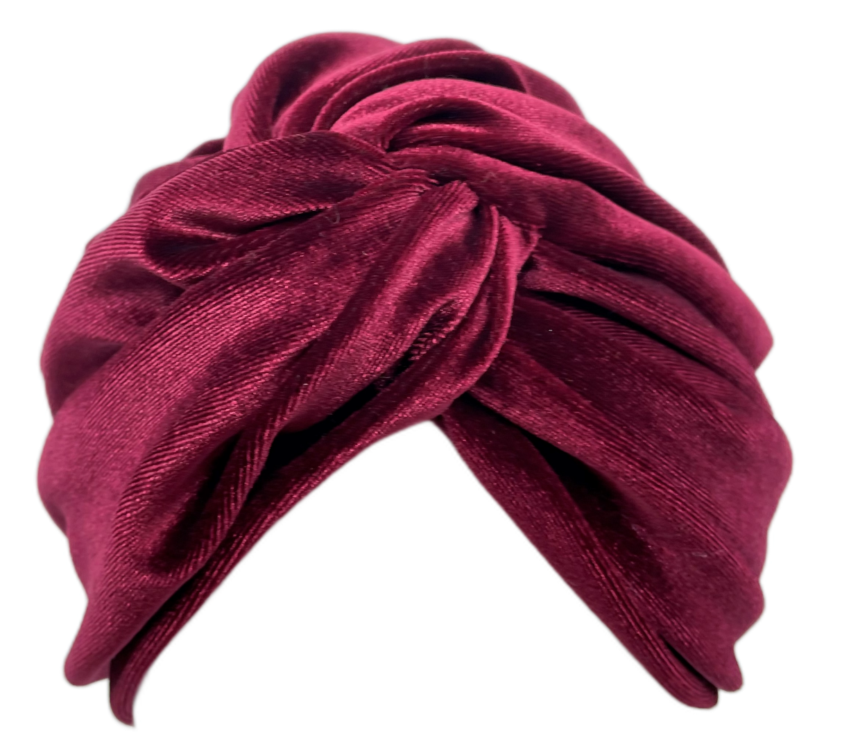 bronte turban velvet fluweel  dark berry