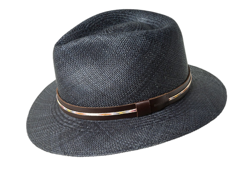 bailey fedora traveller stansfield panama dark slate 