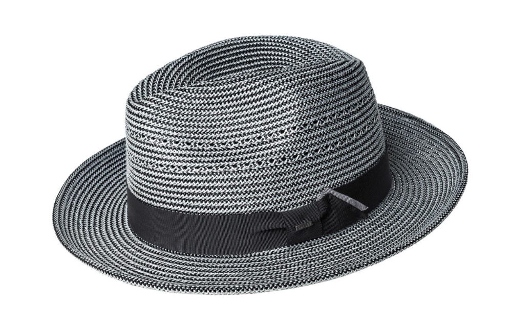 bailey fedora eli summer braid black and grey