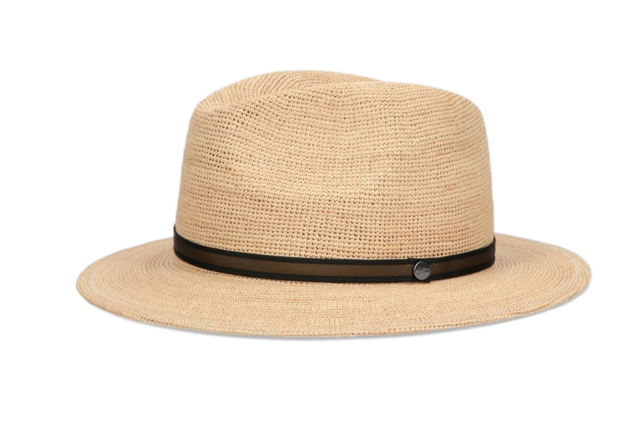 borsalino fedora argentina crochet fine raffia naturel