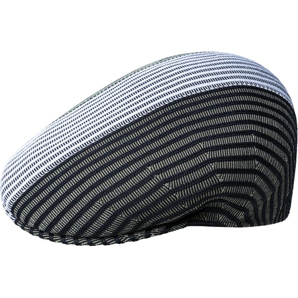 kangol flatcap 504 tri tone multi black 