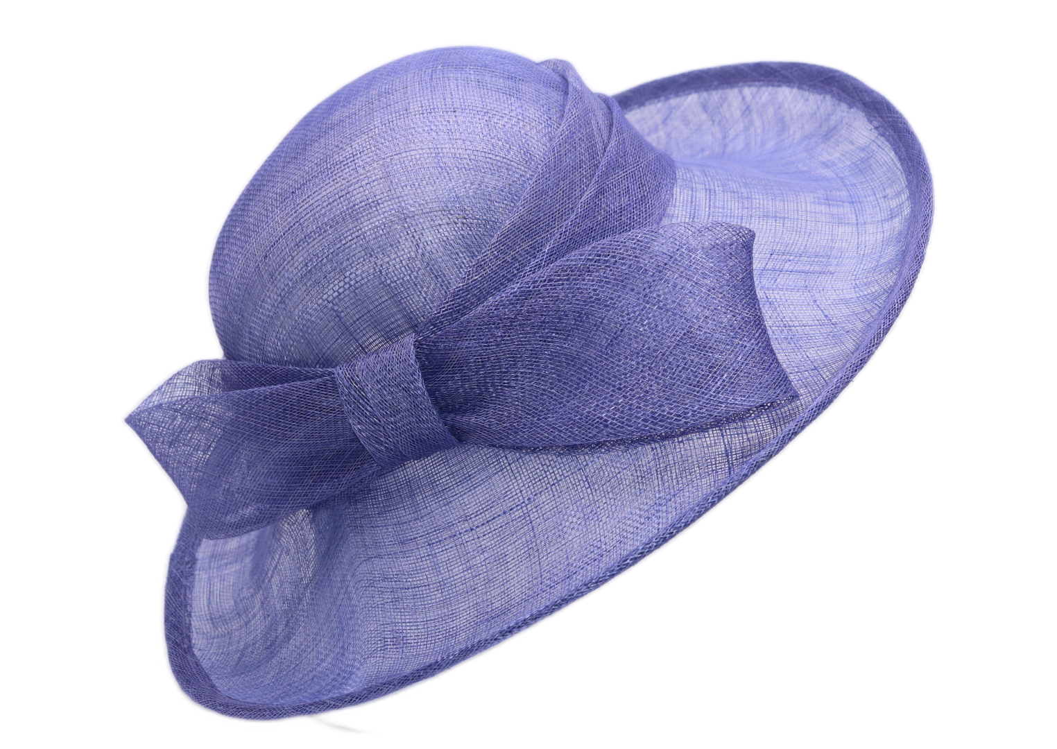 jos van dijck sarah gelegenheidshoed sinamay pastel periwinkle