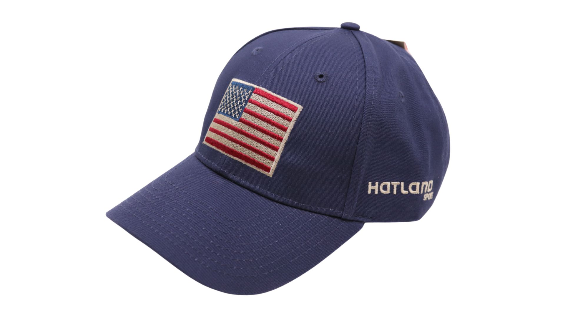 hatland arizona baseball cap katoen american flag navy