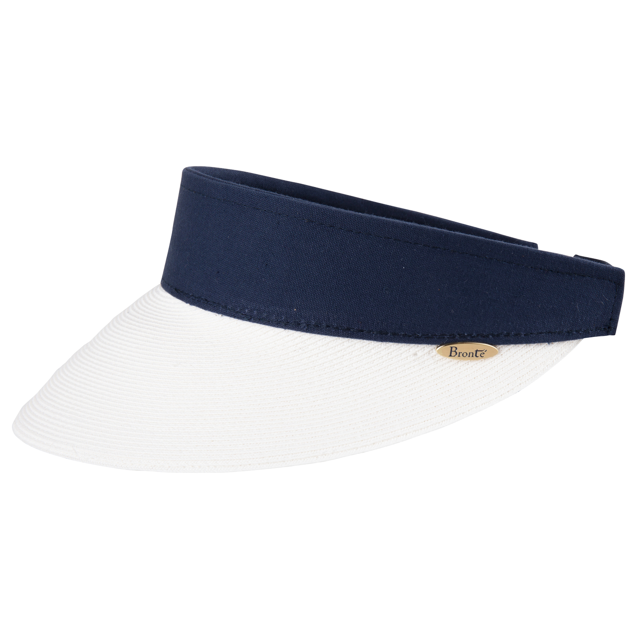 bronte zonneklep evy cellulose wit en navy