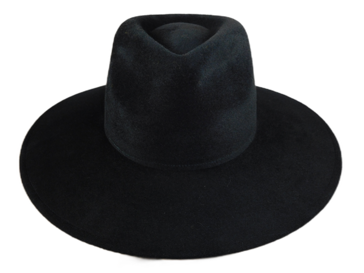 weba hats fedora 9100 velourvilt zwart