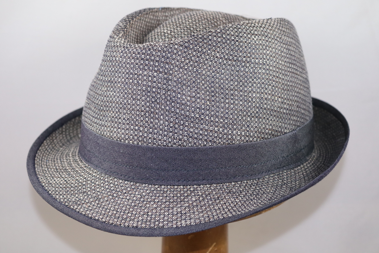 Jos van Dijck Trilby Cotton Jeans Naturel Melé