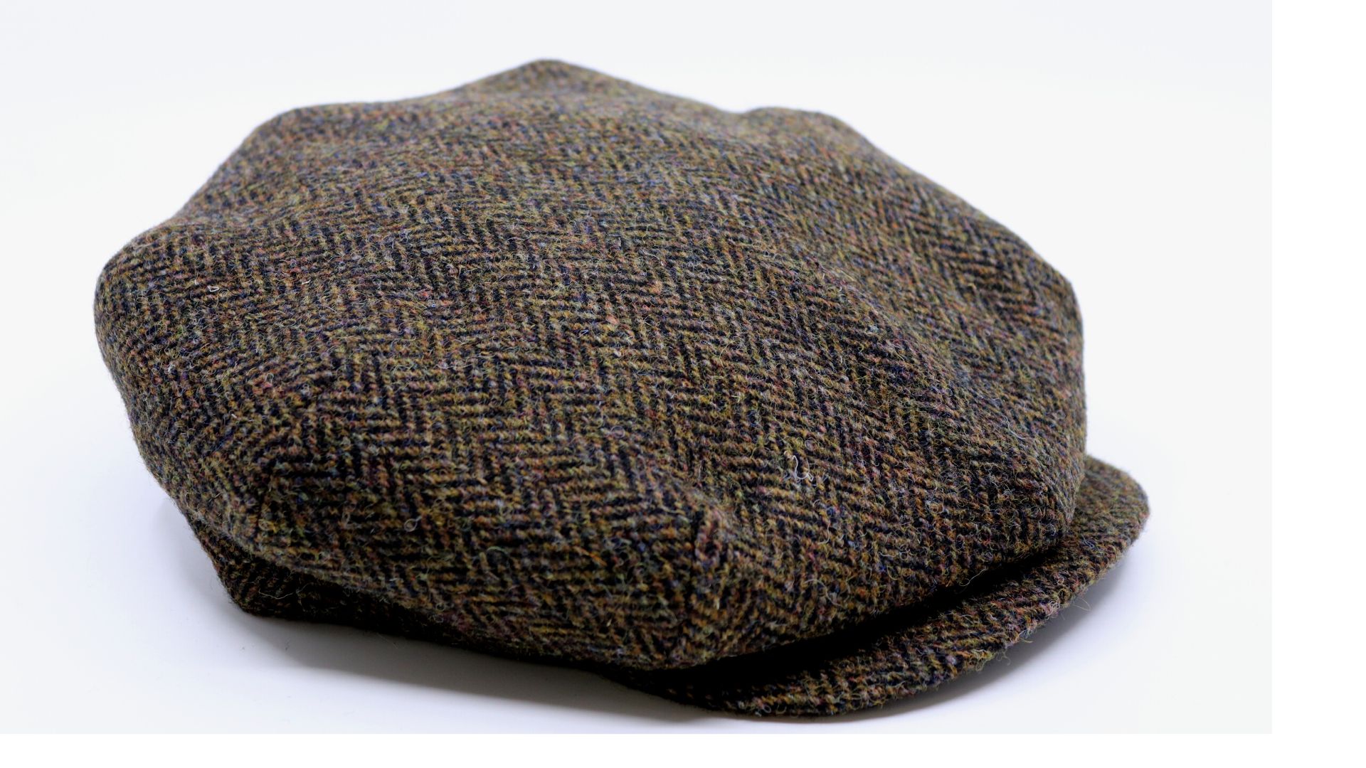 city sport great gatsby flatcap 157 harris tweed visgraat mustard brown