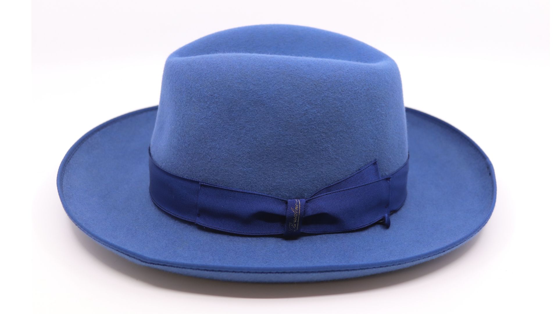 borsalino fedora qs haarvilt binded brim jeansblauw