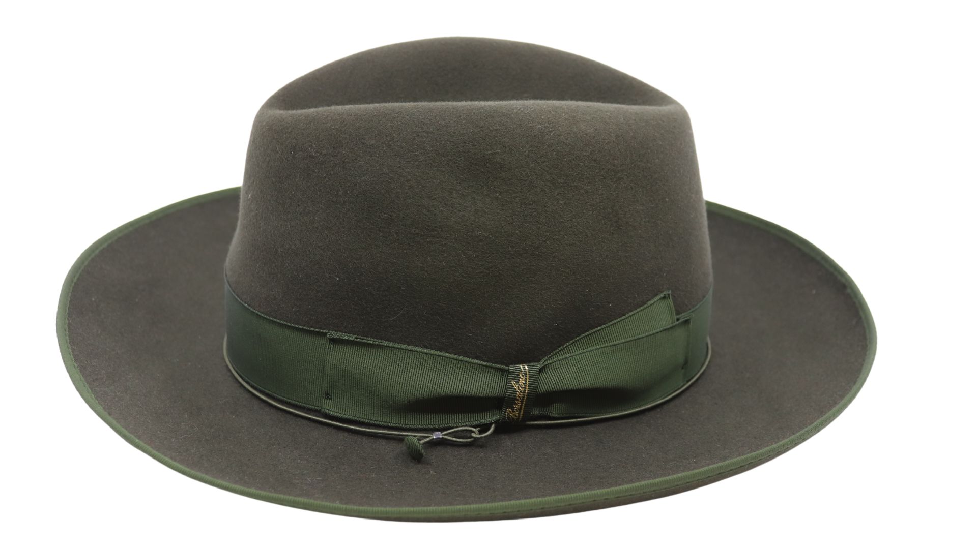 borsalino fedora qs haarvilt binded brim verde