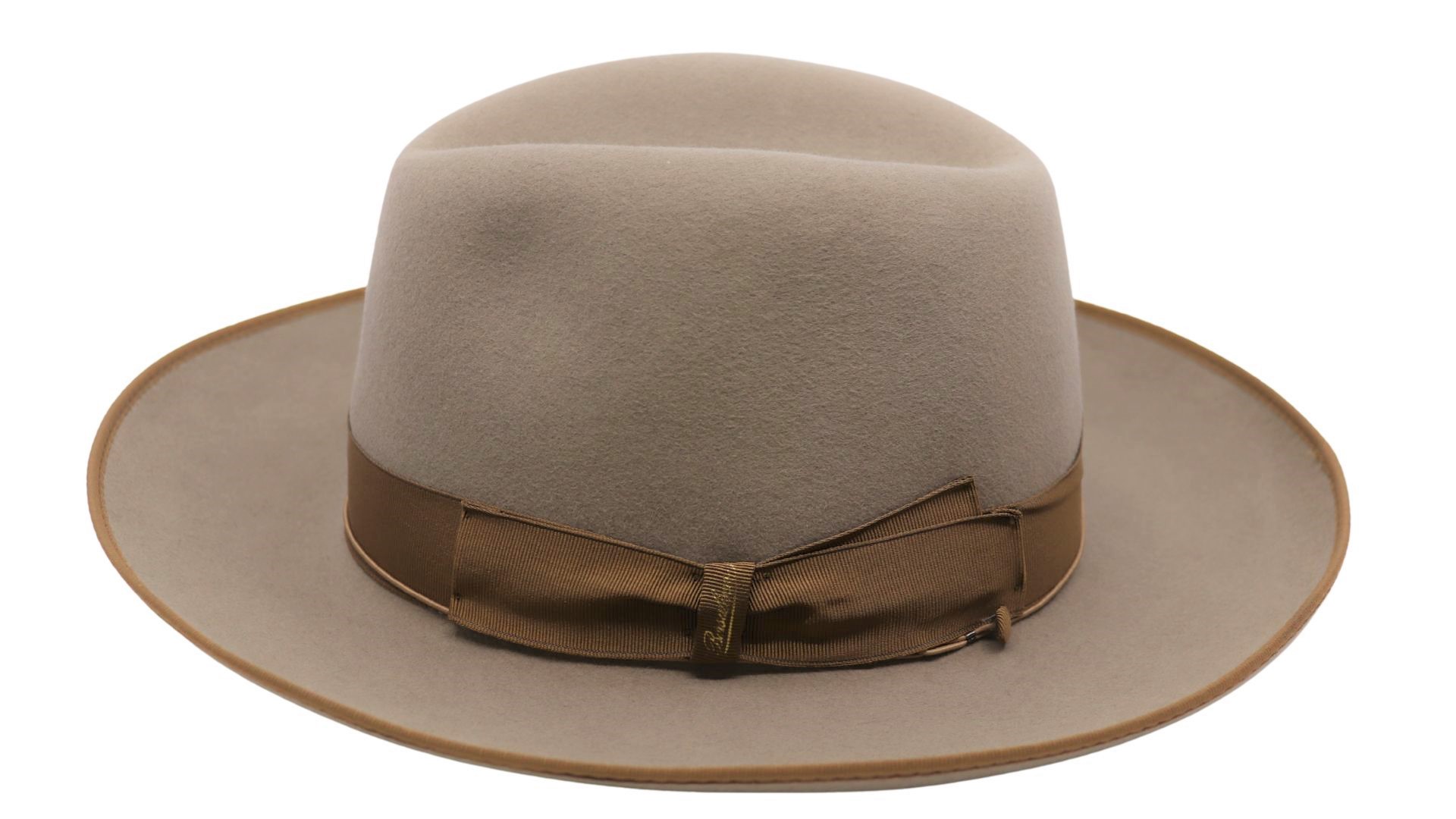 borsalino fedora qs haarvilt binded brim beige