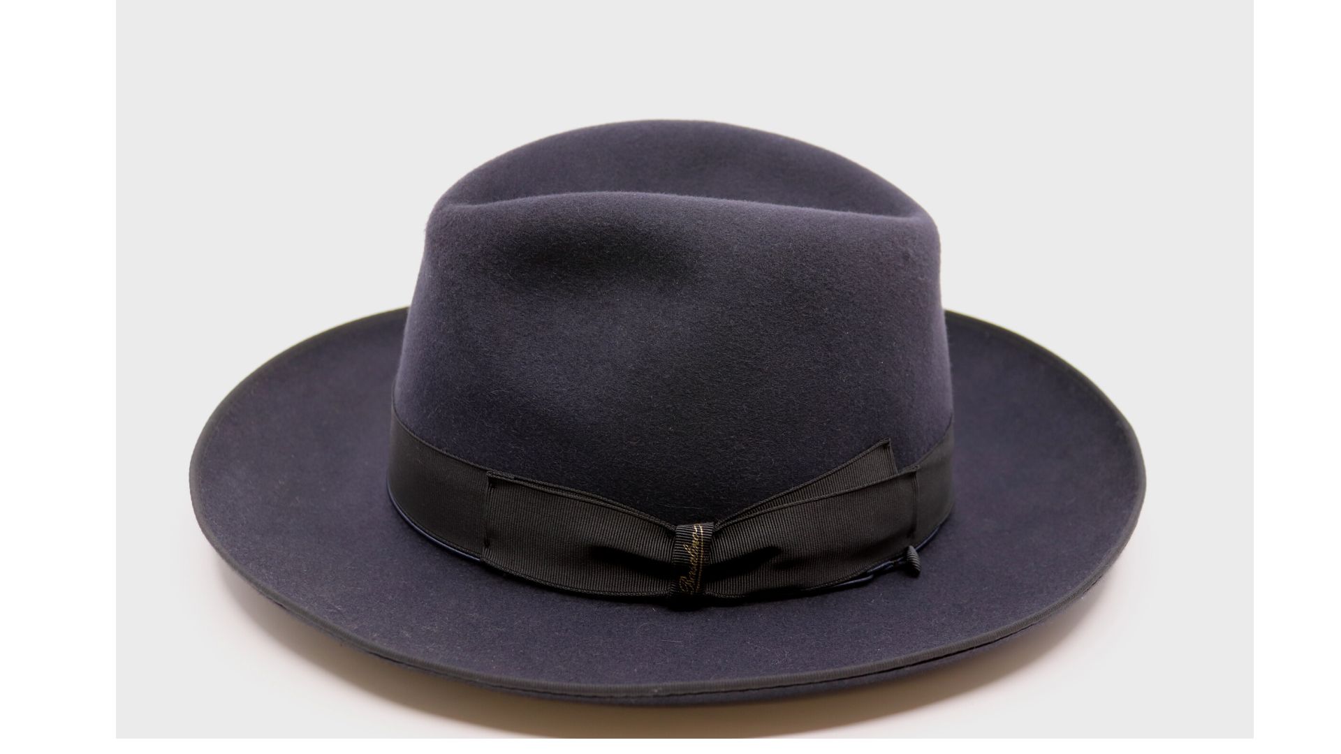 borsalino fedora qs haarvilt binded brim antraciet 