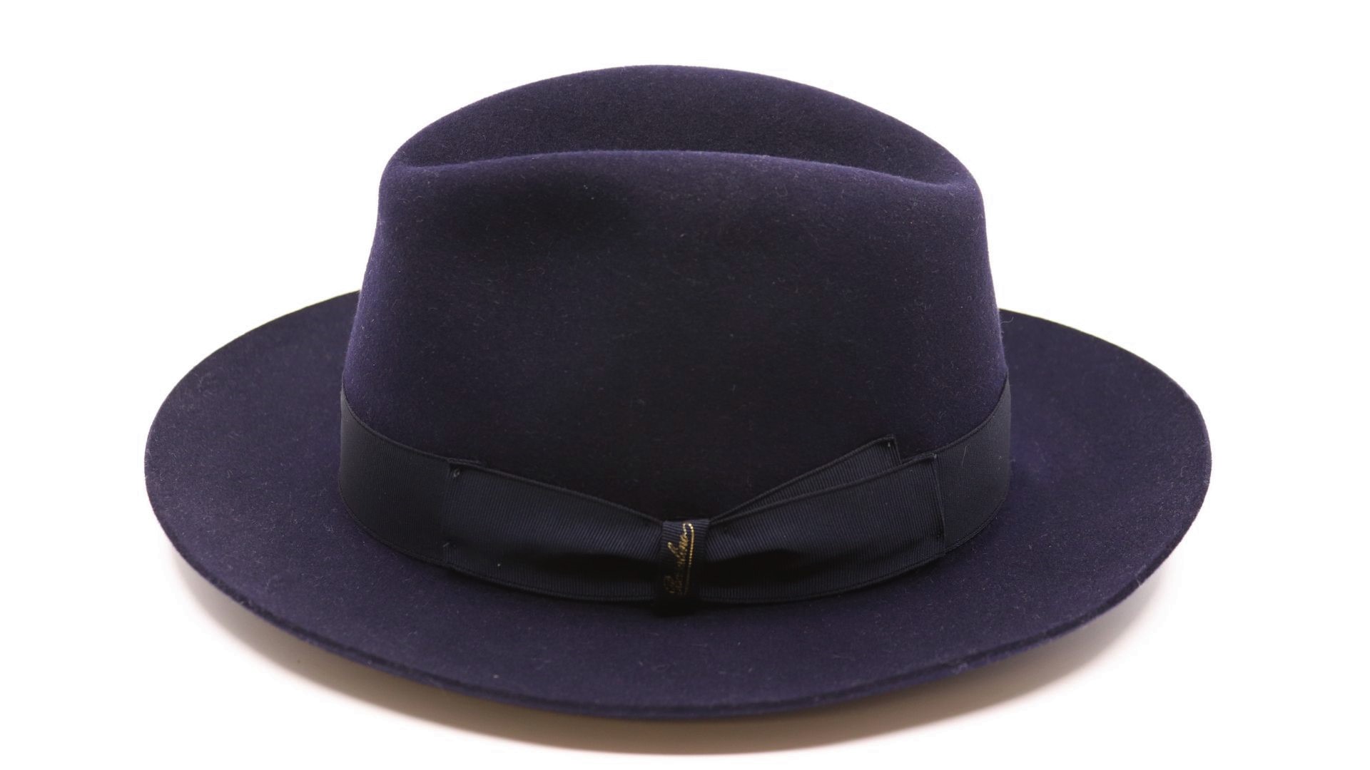 borsalino alessandria fedora klassiek medium brim navy