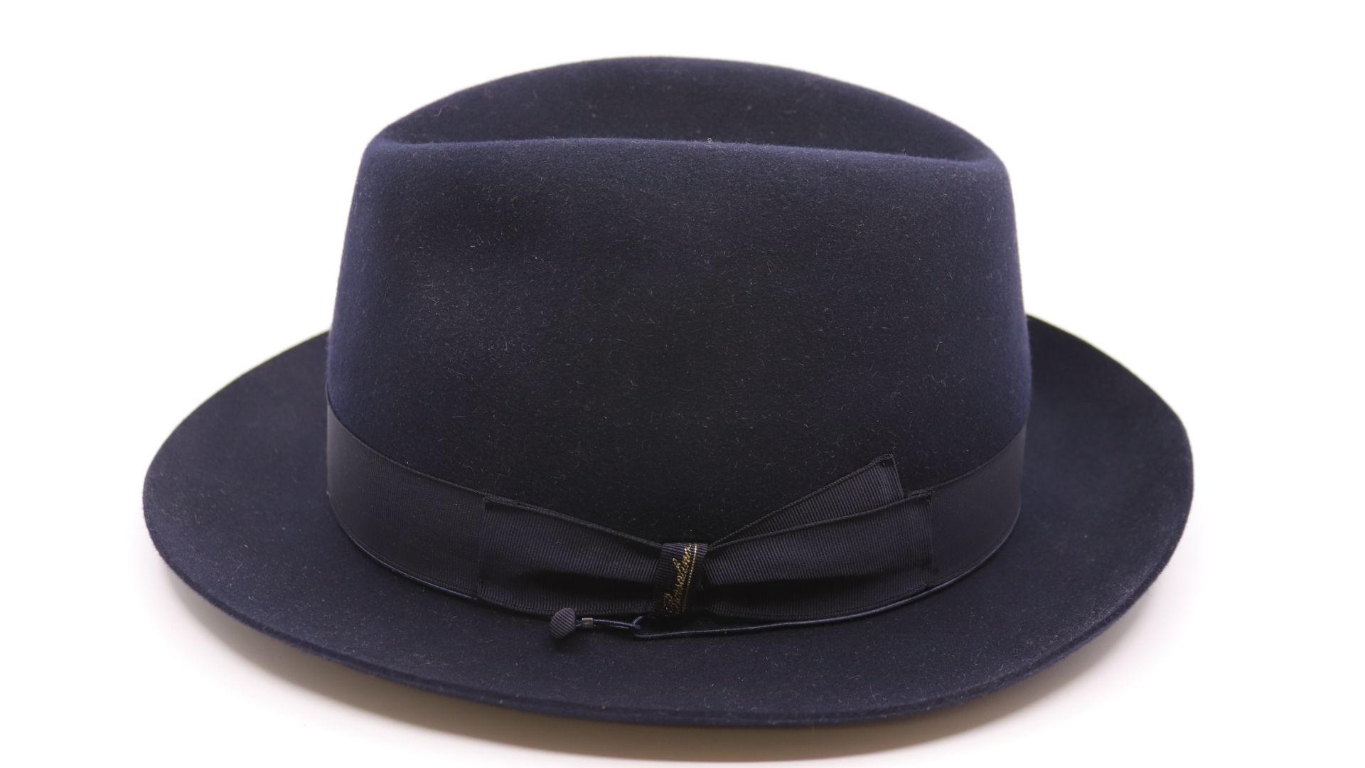 borsalino fedora qs haarvilt cut brim 6 5 cm zwart