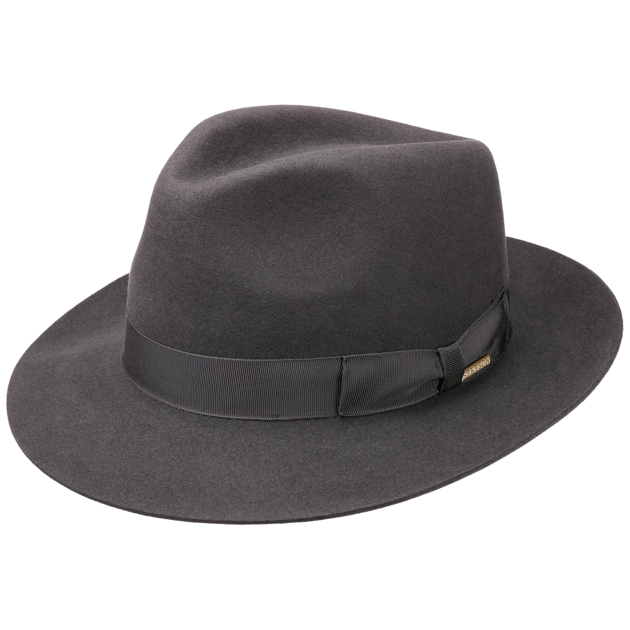 stetson fedora penn haarvilt grijs 