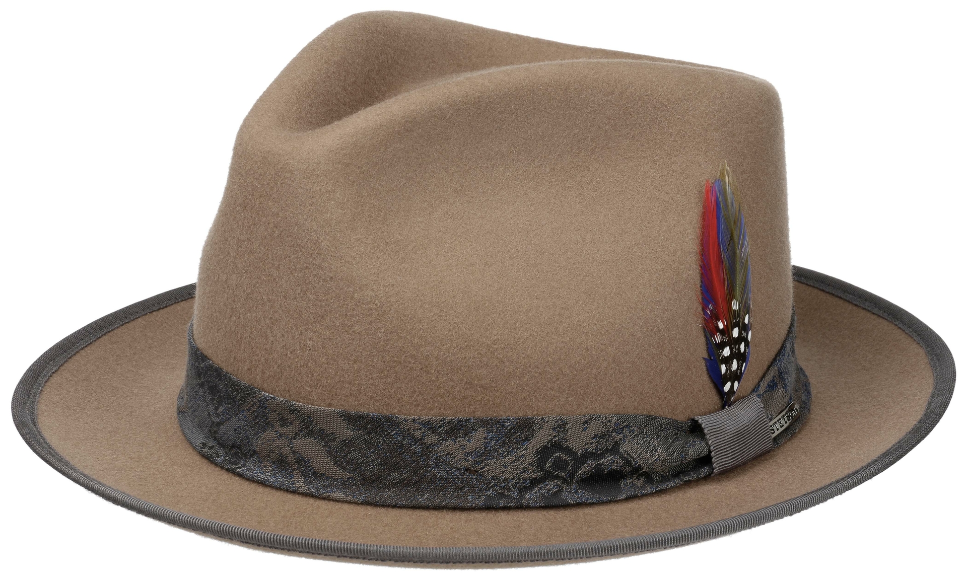 stetson fedora wolvilt taupe