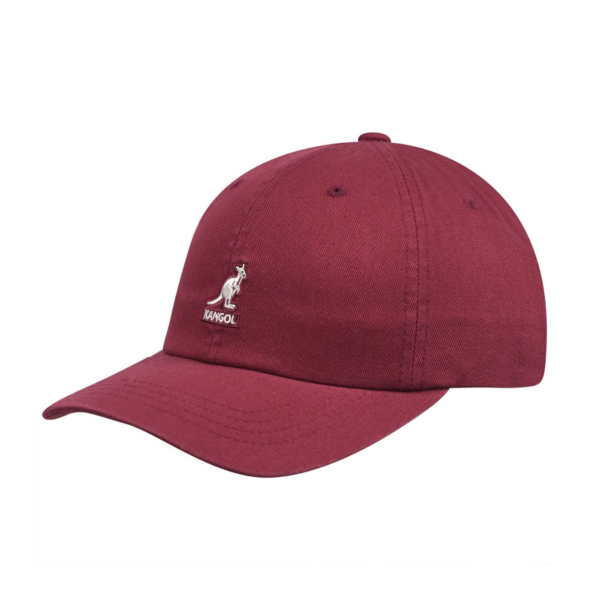 kangol baseball cap washed cotton cordovan