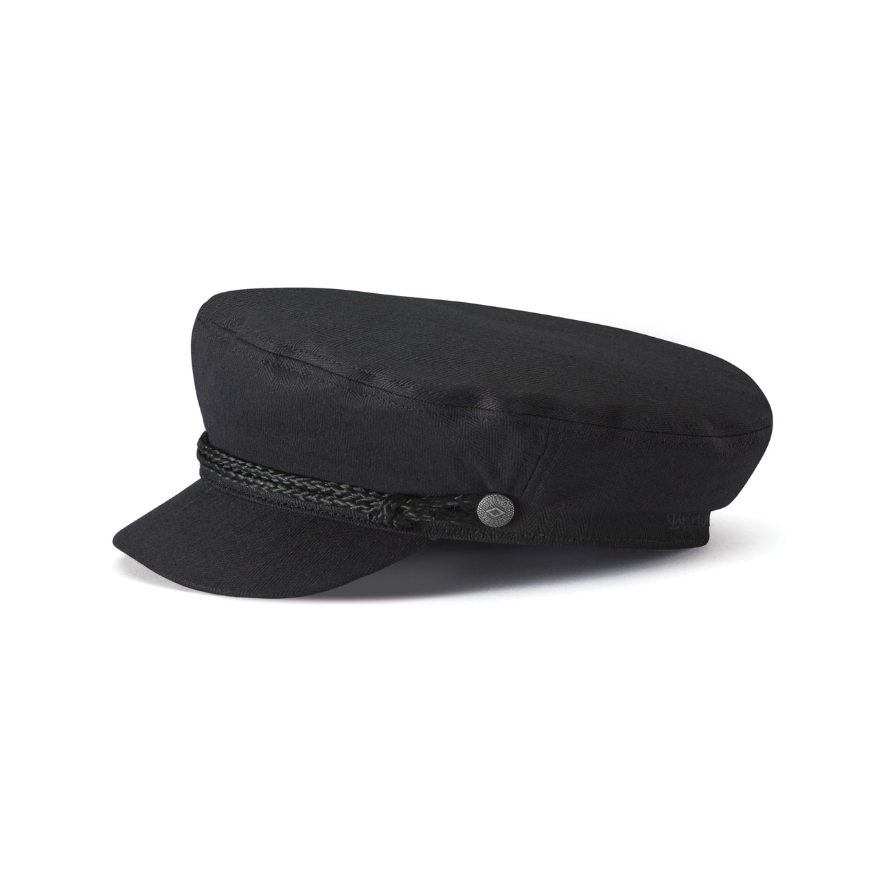 brixton fiddler fisherman cap cotton black