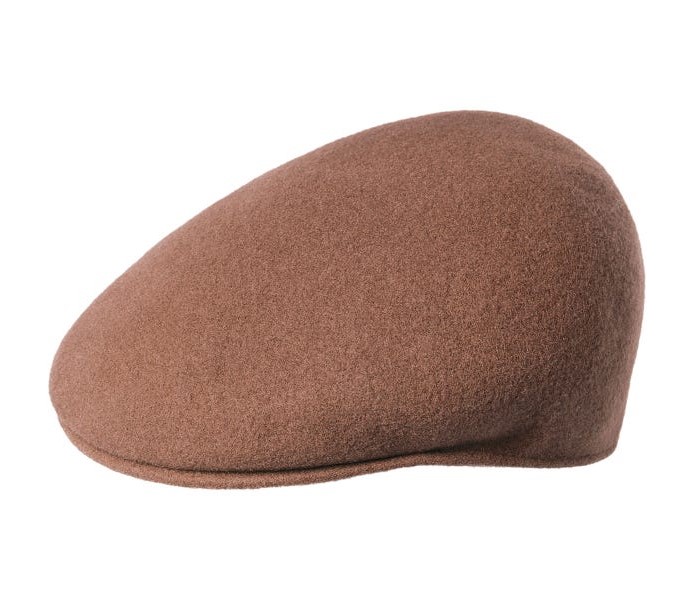 kangol flatcap 504 wool mahogany