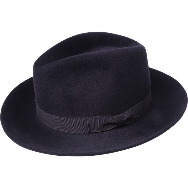 bailey fedora criss wolvilt velour touch navy