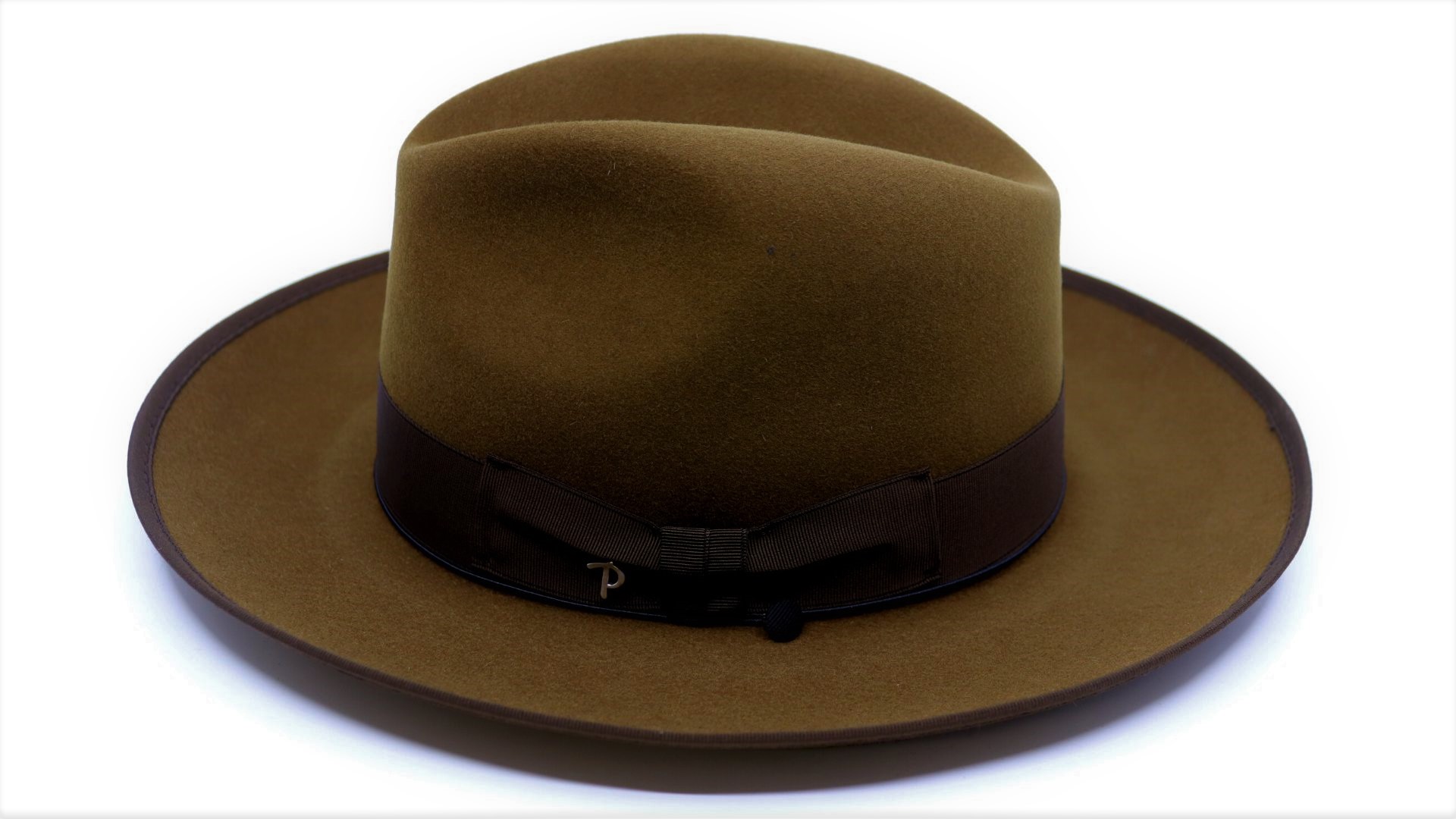 panizza fedora napoli brede rand 30x haarvilt tobacco