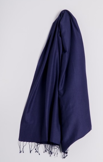 onkar pashmina viscose marine blauw 