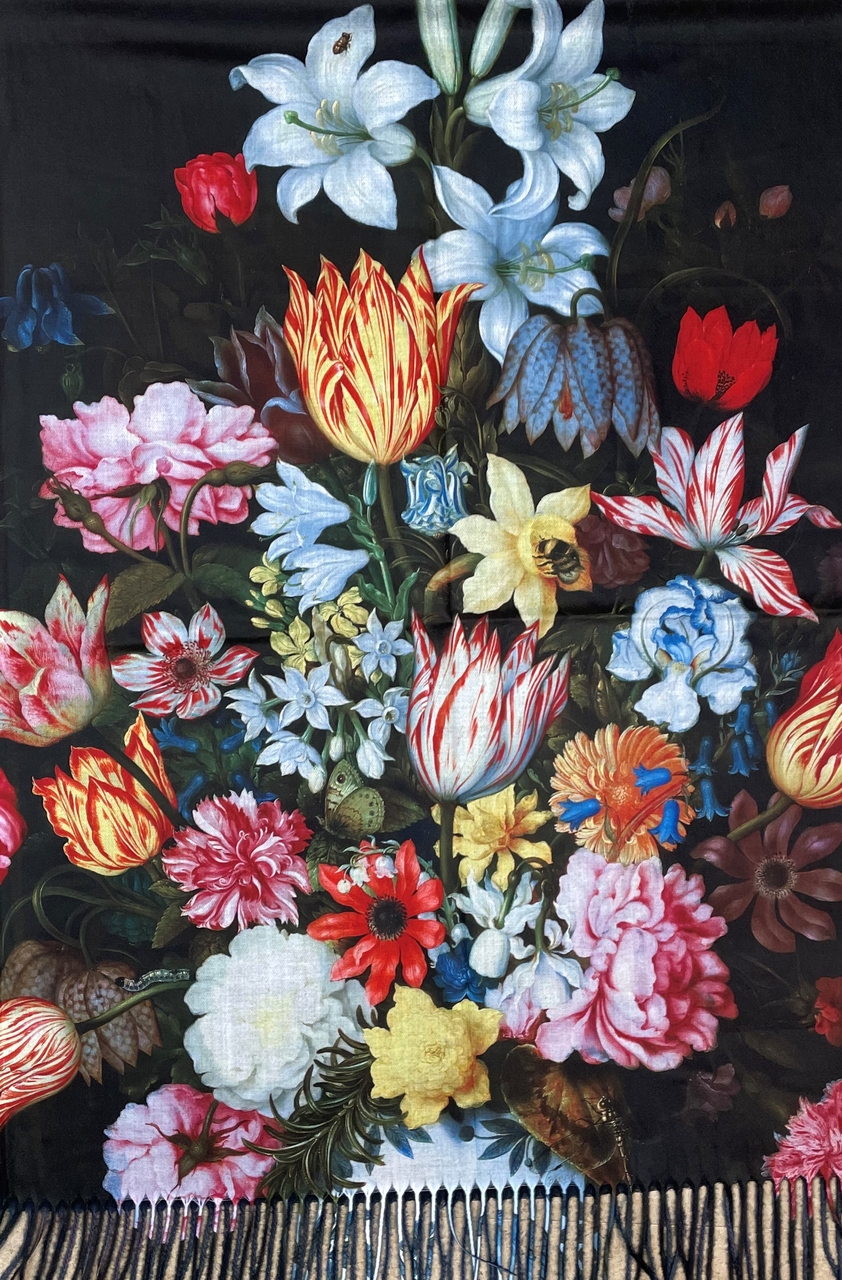 onkar painting sjaal wolmix bosschaert still life 