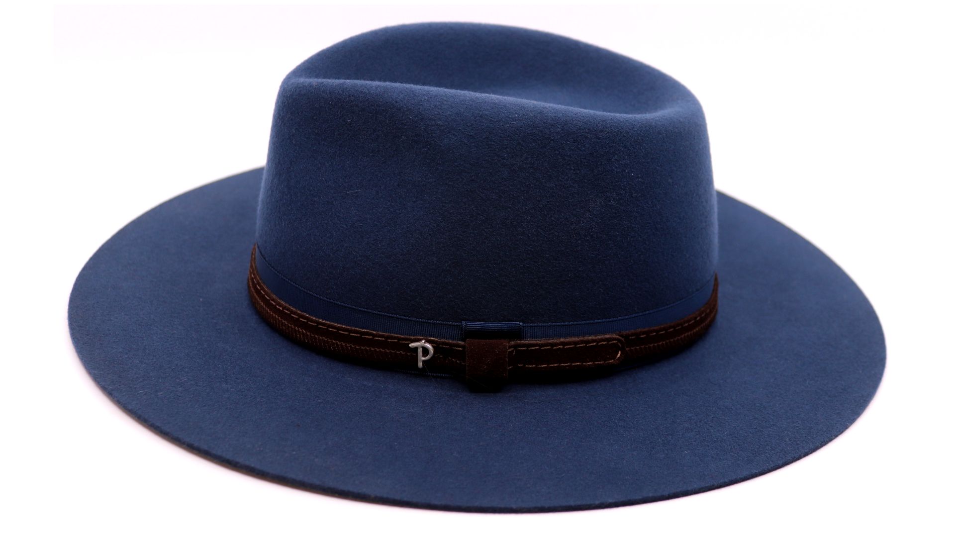 panizza fedora latina 27 wolvilt jeansblauw