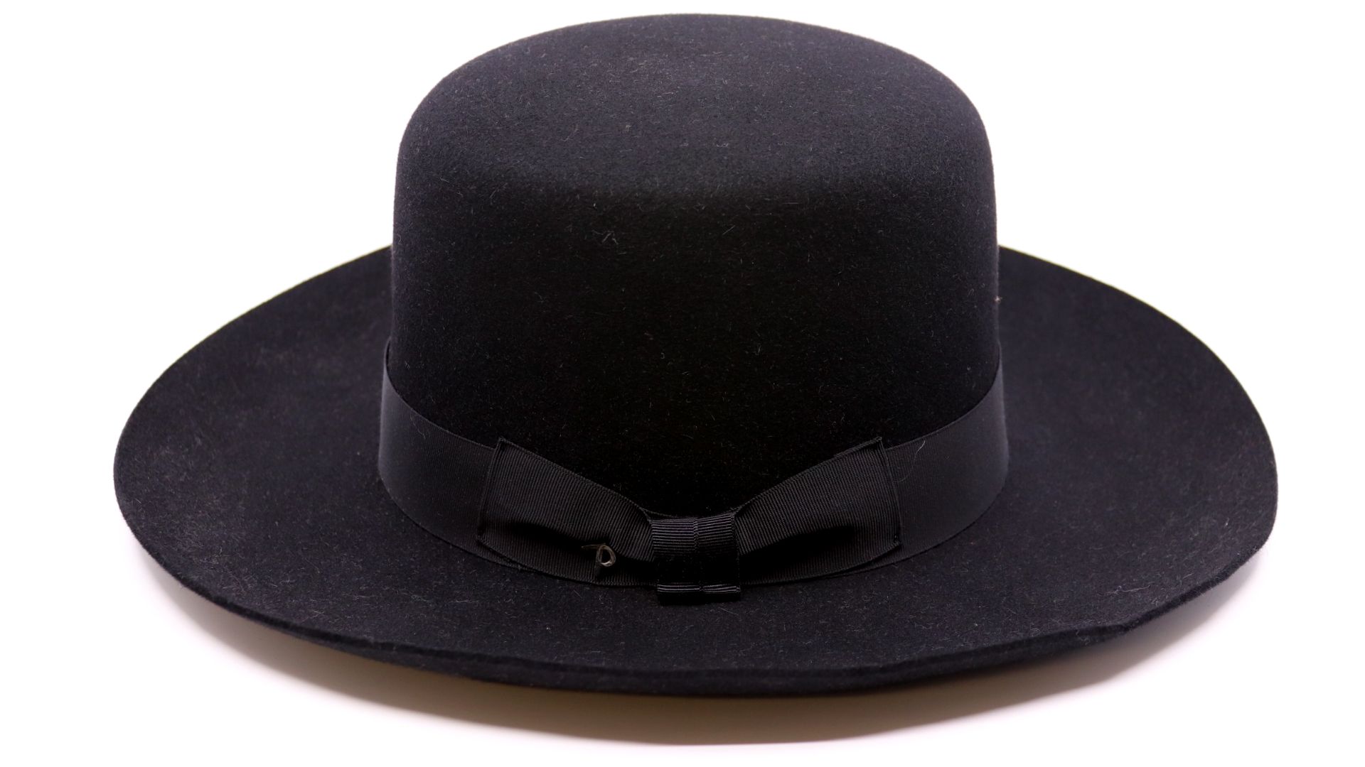 panizza fedora open crown torino haarvilt zwart