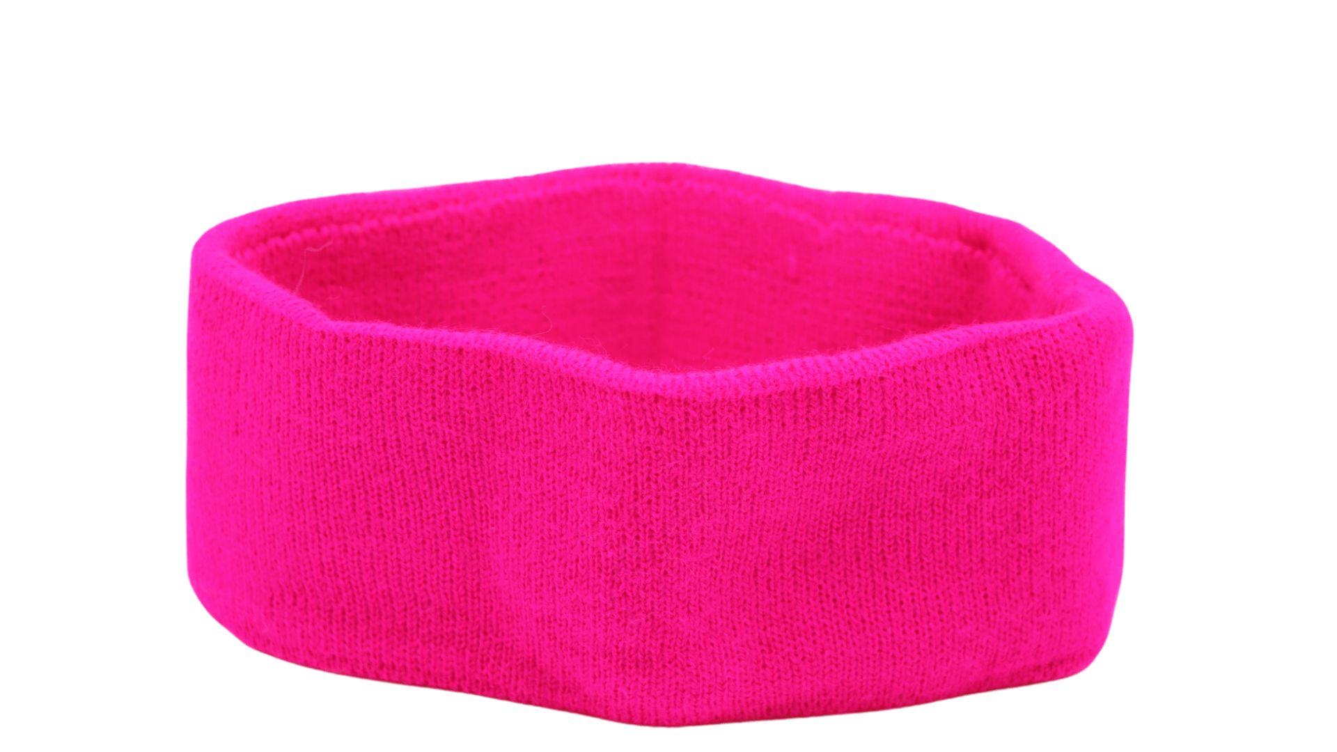 fiebig haarband lanacryl hot pink